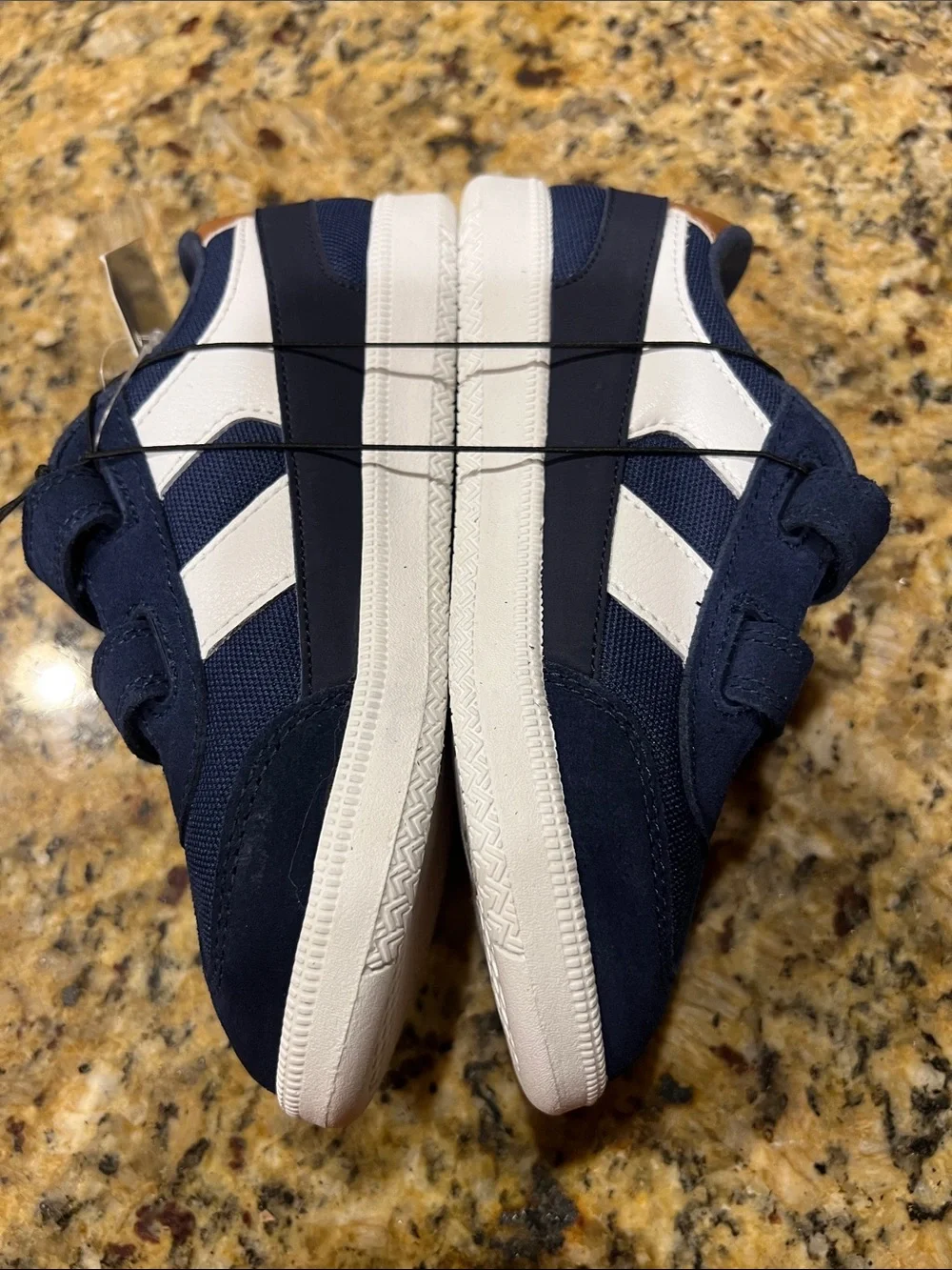 Cat & Jack Navy Velcro Kids Sneakers - Picture 5 of 9